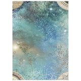 Stamperia Cosmos A6 Rice Paper Backgrounds Selection (8pcs) by Cristina Radovan - DFSAK6060