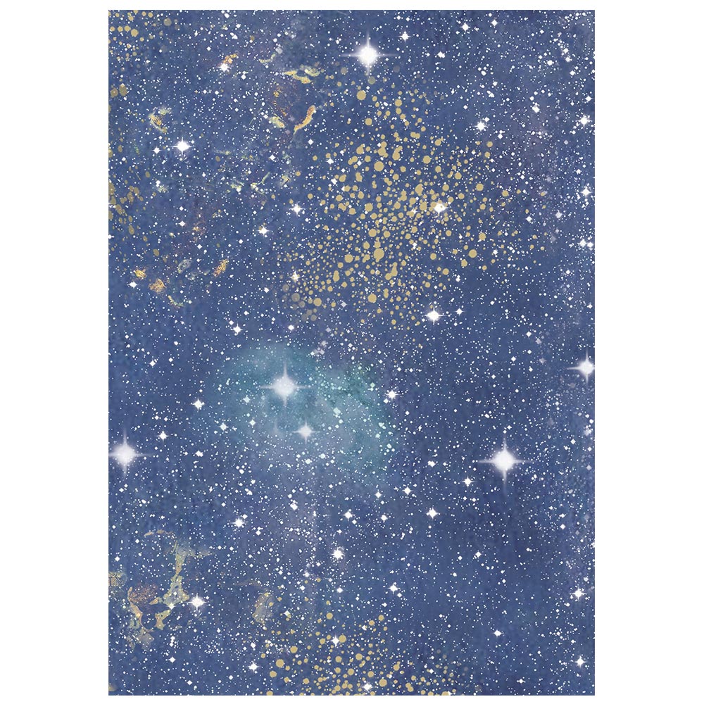 Stamperia Cosmos A6 Rice Paper Backgrounds Selection (8pcs) by Cristina Radovan - DFSAK6060