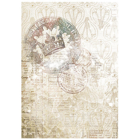 Stamperia Our Way A6 Rice Paper Backgrounds Selection (8pcs) - DFSAK6061