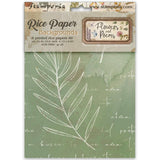 Stamperia Flowers and Poems A6 Rice Paper Backgrounds Selection (8pcs) - DFSAK6062