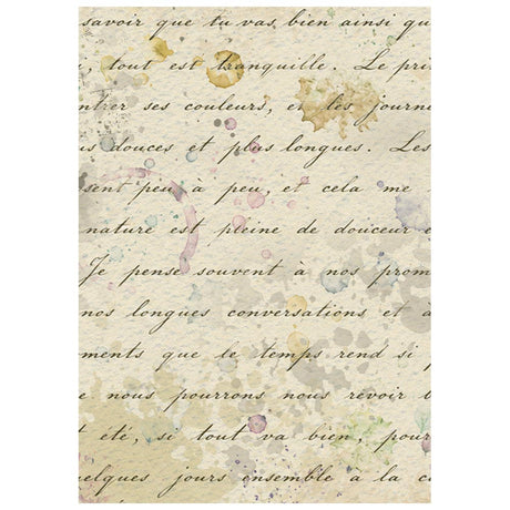 Stamperia Flowers and Poems A6 Rice Paper Backgrounds Selection (8pcs) - DFSAK6062