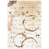 Stamperia Flowers and Poems A6 Rice Paper Backgrounds Selection (8pcs) - DFSAK6062