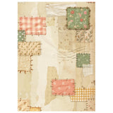 Stamperia Cozy Family A6 Rice Paper Backgrounds Selection (8pcs) - DFSAK6063