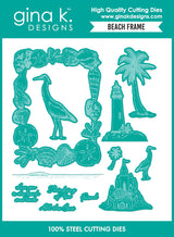 Gina K Design Bundle - Beach Frame (MM153) & Die Bundle