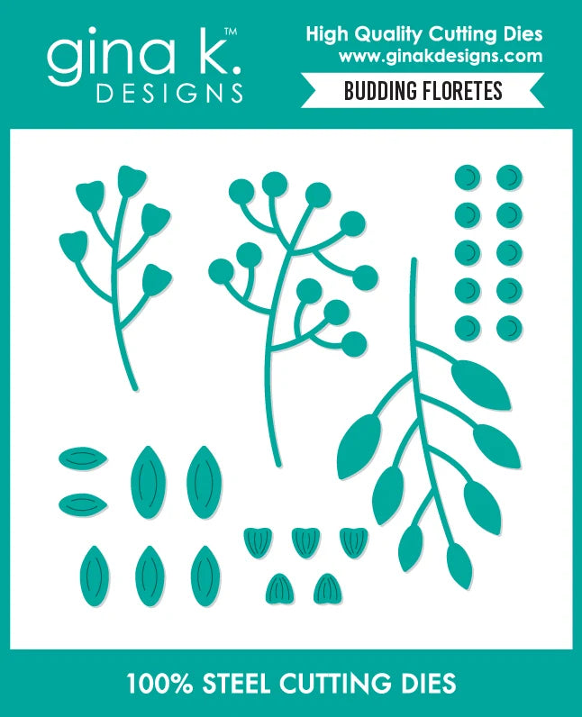 Gina K Designs Die – Budding Floretes