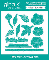 Gina K Designs Bundle - Cherry Blossoms Stamp & Die