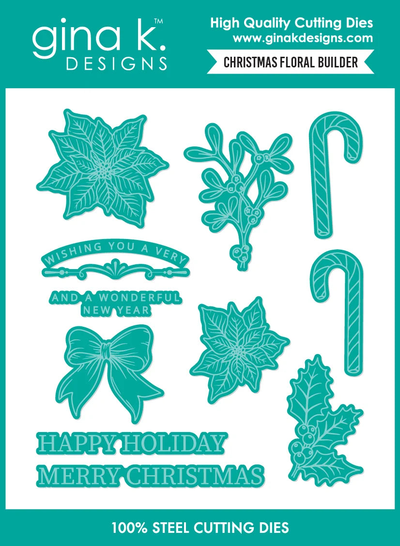 Gina K Designs Bundle - Christmas Floral Builder