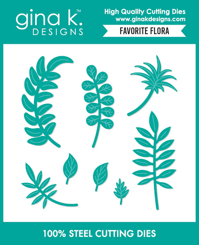 Gina K Design DIE- Favorite Flora (DW-DIE0751)