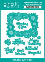 Gina K Designs Bundle - Flowering Frame Stamp & Die