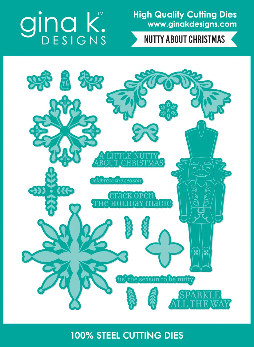 Gina K Designs Bundle with Stencils - Nutty About Christmas