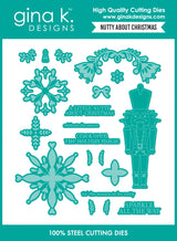 Gina K Designs Bundle with Stencils - Nutty About Christmas