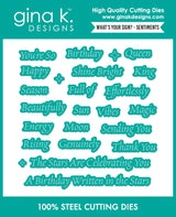 Gina K Designs Bundle – What's Your Sign? – Sentiments