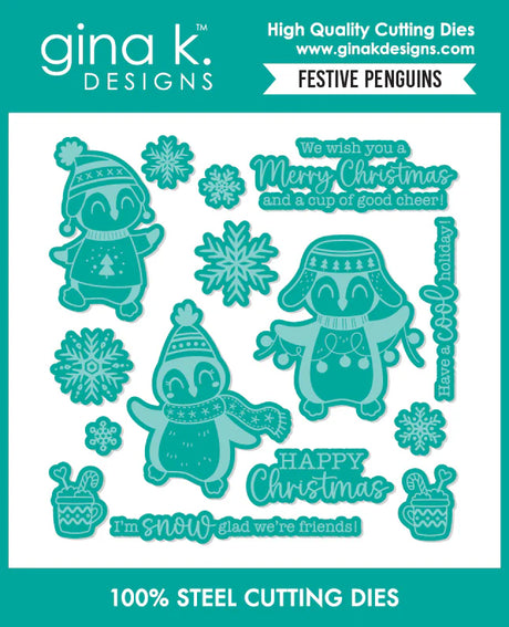 Gina K Designs Bundle - Festive Penguins