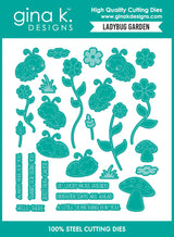 Gina K Design Bundle - Ladybug Garden (DG22) & Die Bundle