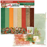 49 & Market Jolly Jingles 12x12 Solids Collection Pack - DJJ-38057