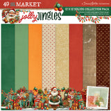 49 & Market Jolly Jingles 12x12 Solids Collection Pack - DJJ-38057
