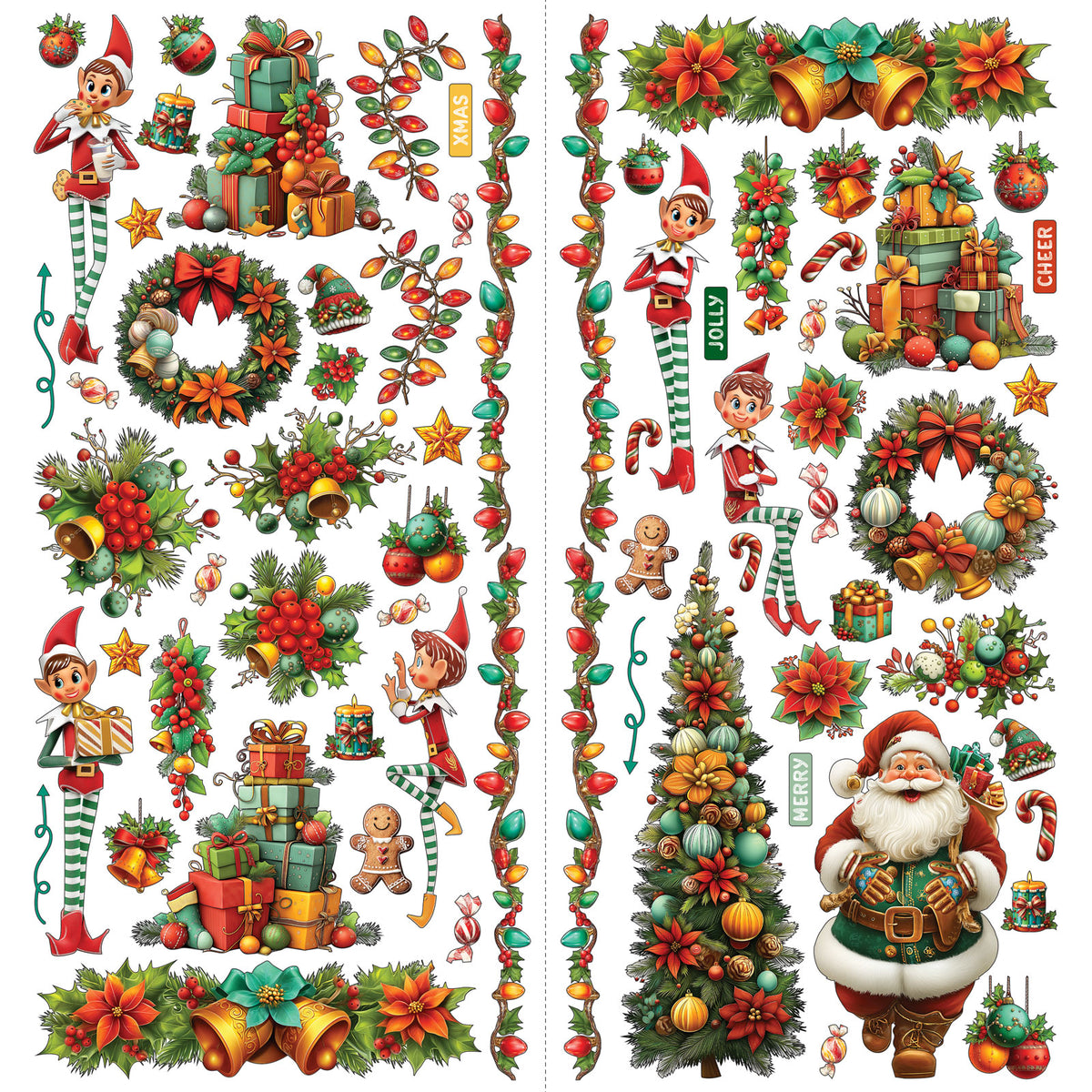 49 & Market Jolly Jingles Laser Cut Elements - DJJ-38200