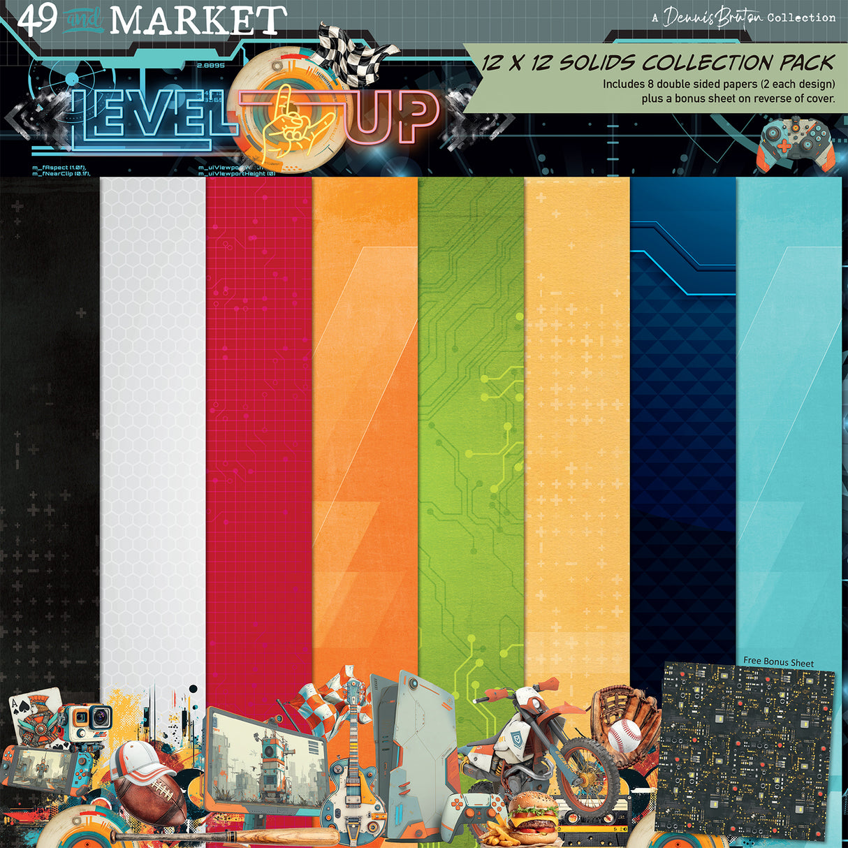 49 & Market Level Up 12 x 12 Solids Collection Pack - DLU-36466