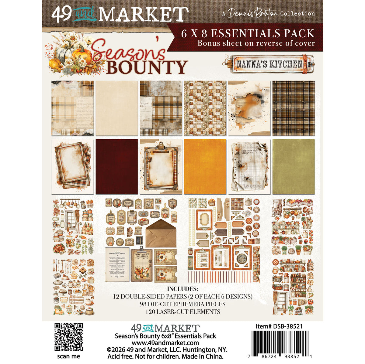 49 & Market Season's Bounty 6x8 Essentials Pack - DSB-38521