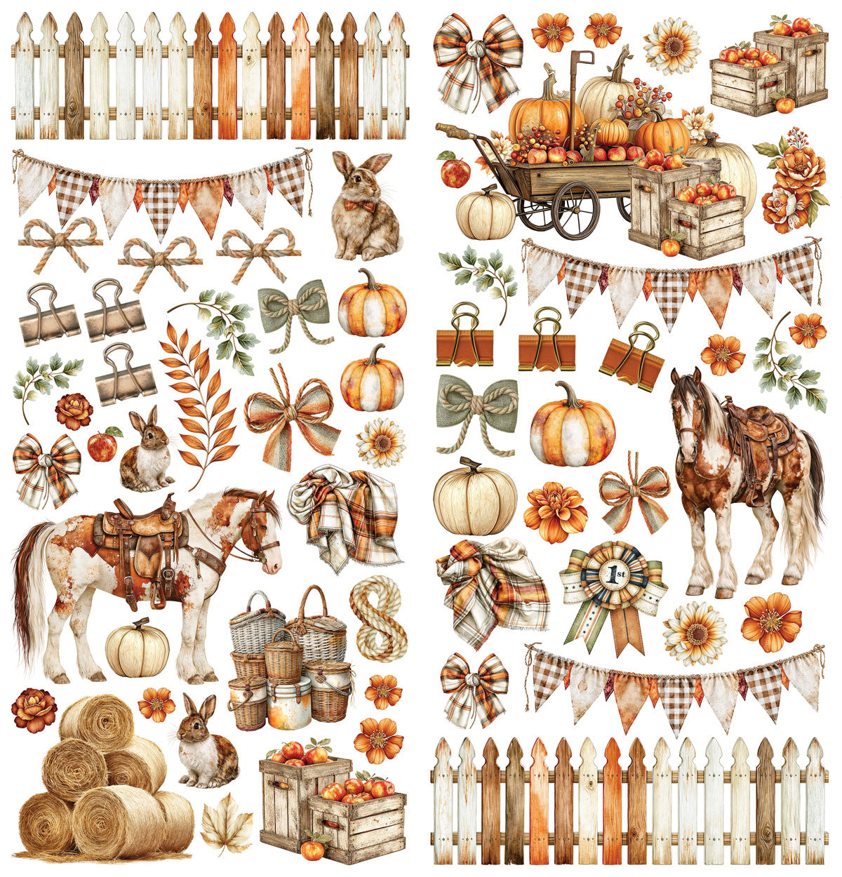 49 & Market Season's Bounty Laser Cut Elements - DSB-38675