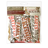 49 & Market Season's Bounty Chipboard Set - DSB-38712