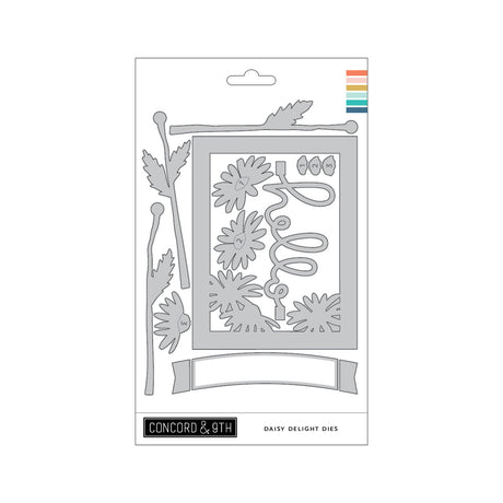Concord & 9th Daisy Delight Stamp Set (4 x 4) & Die Bundle