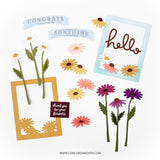 Concord & 9th Daisy Delight Stamp Set (4 x 4) & Die Bundle