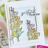 Pinkfresh Studio Cardinal Kiss Stamp / Die/ Stencil Bundle