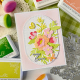 Pinkfresh Studio Floral Daydream stamp, Die and Stencil Bundle