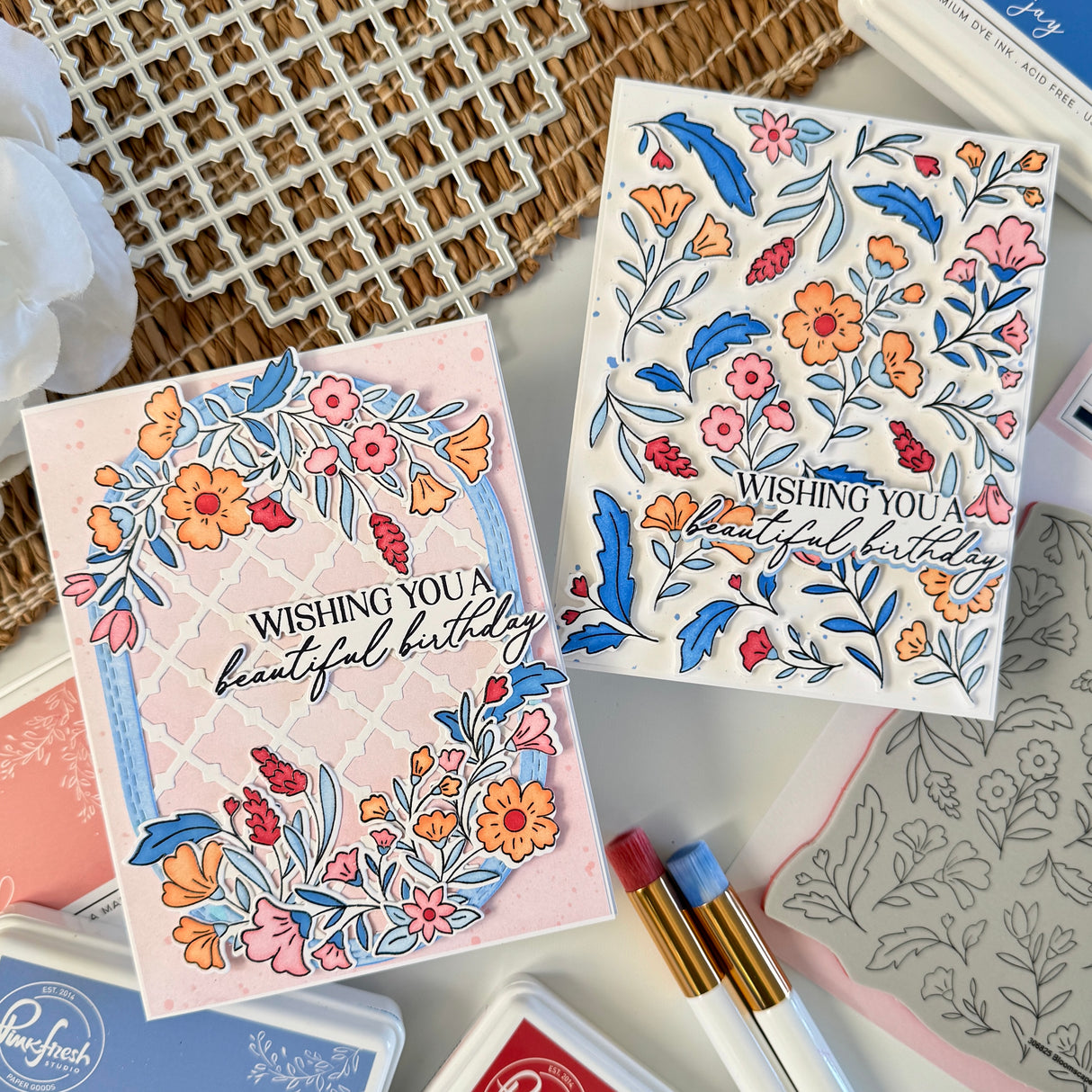 Pinkfresh Studio On My Mind stamp / Die Bundle