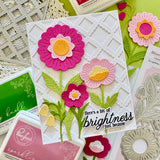 Pinkfresh Studio Bloomsmith Florals Stencil & Die Bundle
