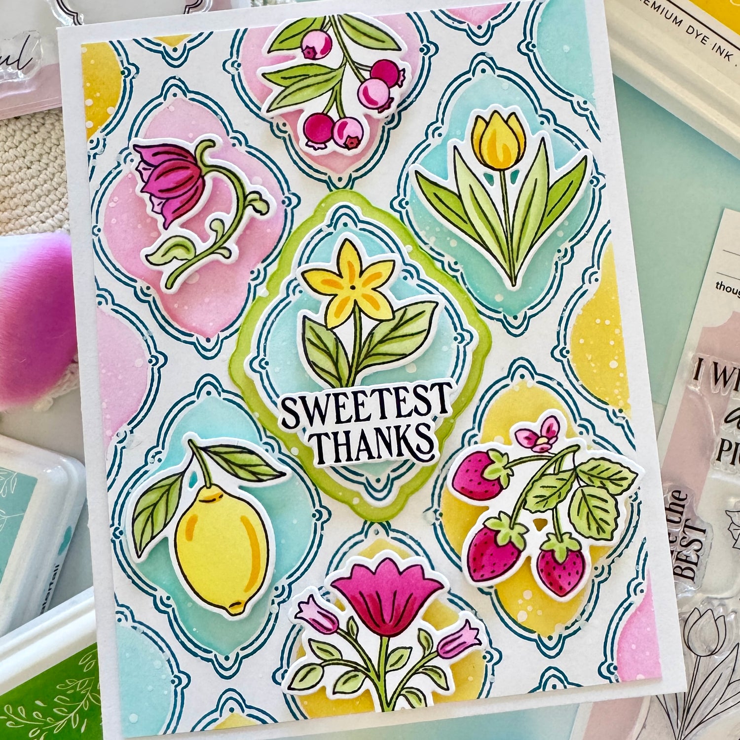 Pinkfresh Studio Cottage Frames Stamp/die/stencil Bundle