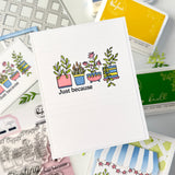 Pinkfresh Studio Flower Market stencil & Die Bundle