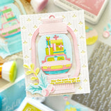 Pinkfresh Studio Timeless Tidings stencil/ Die Bundle