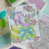 Pinkfresh Studio Step into Style Stamp, Die & Stencil Bundle