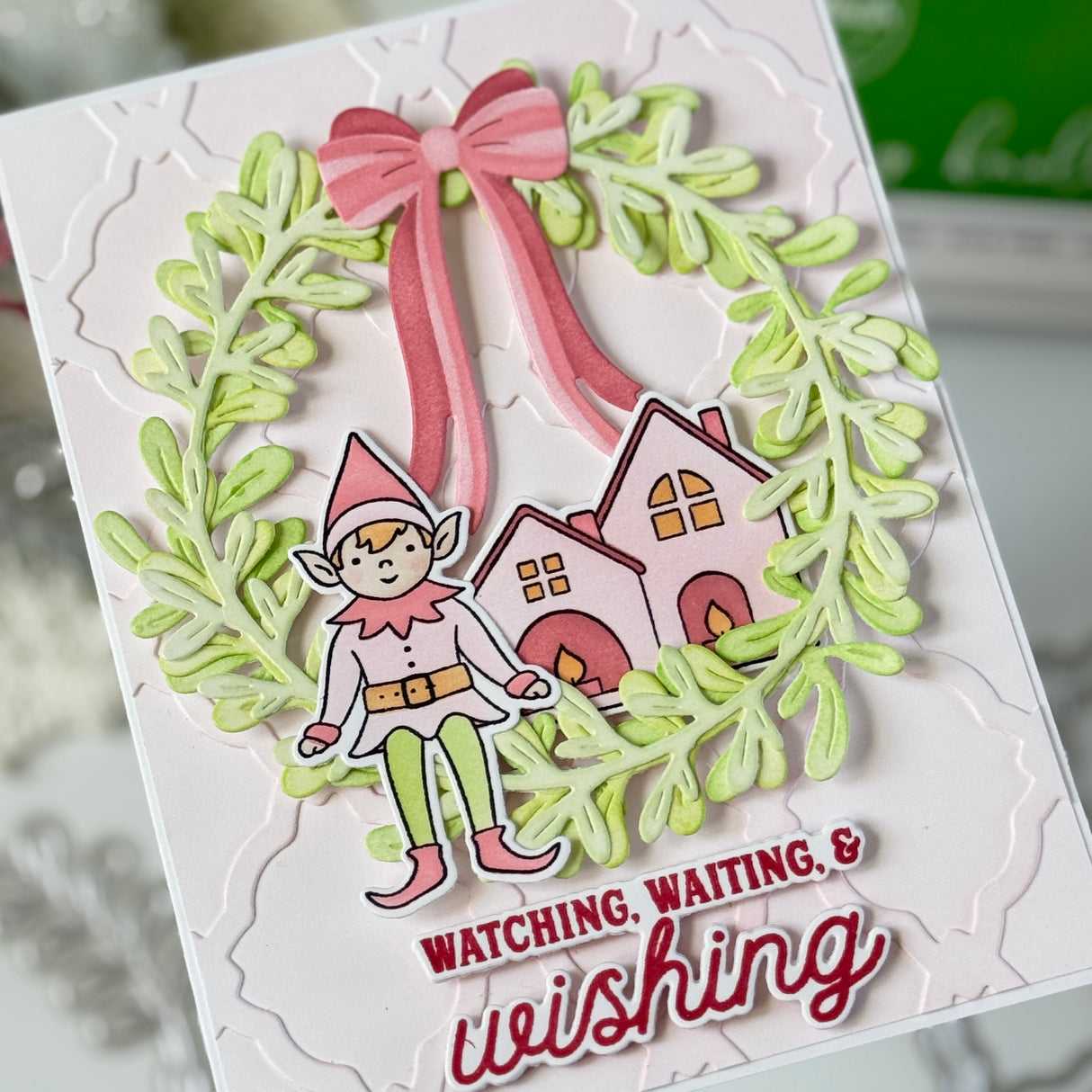 Pinkfresh Studio The Shelf Edit: Magic of the Season stamp/ Die/ Stencil Bundle