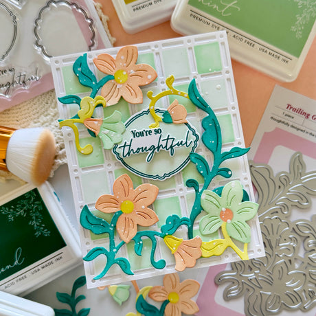 Pinkfresh Studio Cottage Frames Stamp/die/stencil Bundle