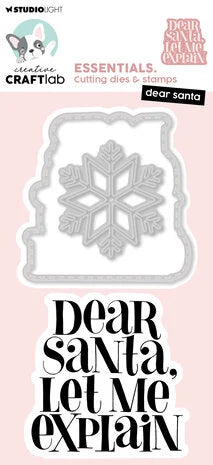 Creative Craftlab Dear Santa Essentials Cutting Die & Stamp (CCL-ES-SCD83)