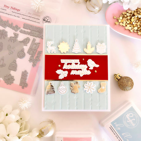 Pinkfresh Studio Starlit Strands press plate