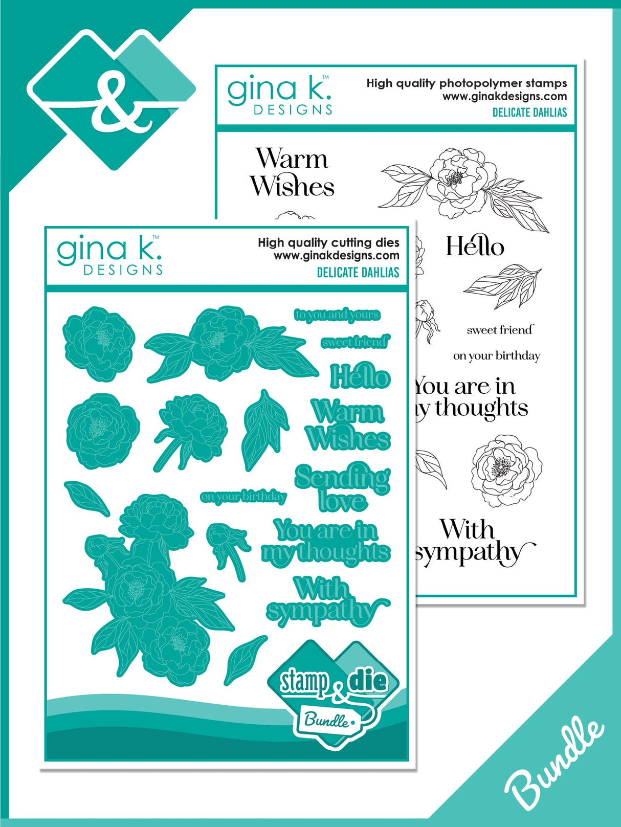 Gina K Designs BUNDLE- Delicate Dahlias