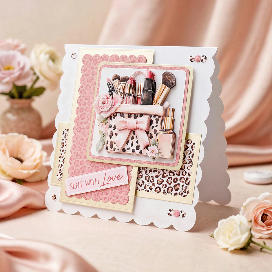 Katy Sue Designs Die Cut Decoupage - Lavender Luxe Glamour (pack of 3)