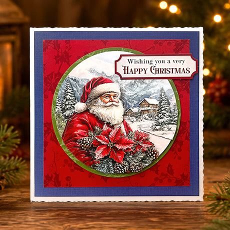 Katy Sue Designs Die Cut Decoupage – Santa Comes to Town (Pack of 3)