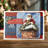 Katy Sue Designs Die Cut Decoupage – Santa Stop Here (Pack of 3)