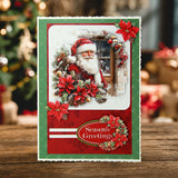 Katy Sue Designs Die Cut Decoupage – Santa's Winter Welcome (Pack of 3)