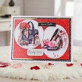 Katy Sue Designs Die Cut Decoupage – Scarlet Chic (pack of 3)