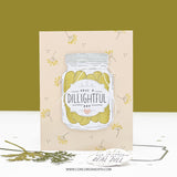 Concord & 9th Dill-ightful Stamp Set  (6 x 8) / Die Bundle
