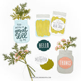 Concord & 9th Dill-ightful Stamp Set  (6 x 8) / Die Bundle
