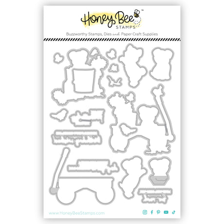 Honey Bee Stamps Dog Gone Amazing - Coordinating Honey Cuts