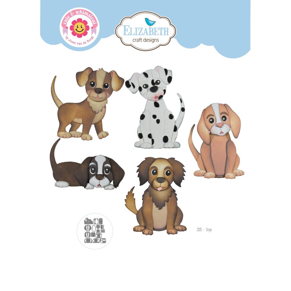 Elizabeth Craft Designs Dog Days Dies – Dogs (2325)