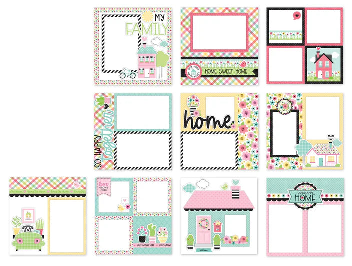 Doodlebug - My Happy Place Album Extension Kit 8x8